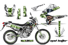 Load image into Gallery viewer, Graphics Kit Decal Sticker Wrap + # Plates For Kawasaki KLX250 2008-2018 HATTER GREEN WHITE-atv motorcycle utv parts accessories gear helmets jackets gloves pantsAll Terrain Depot