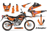 Graphics Kit Decal Sticker Wrap + # Plates For Kawasaki KLX250 2008-2018 TBOMBER ORANGE
