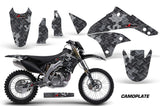 Dirt Bike Graphics Kit Decal Sticker Wrap For Kawasaki KLX450 2008-2012 CAMOPLATE BLACK