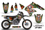 Graphics Kit Decal Sticker Wrap + # Plates For Kawasaki KLX450 2008-2012 EDHP GREEN