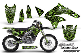 Graphics Kit Decal Sticker Wrap + # Plates For Kawasaki KLX450 2008-2012 HISH GREEN-atv motorcycle utv parts accessories gear helmets jackets gloves pantsAll Terrain Depot
