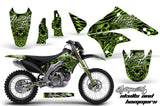 Dirt Bike Graphics Kit Decal Sticker Wrap For Kawasaki KLX450 2008-2012 HISH GREEN