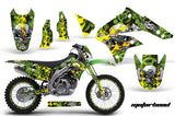 Graphics Kit Decal Sticker Wrap + # Plates For Kawasaki KLX450 2008-2012 MOTORHEAD GREEN