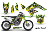 Dirt Bike Graphics Kit Decal Sticker Wrap For Kawasaki KLX450 2008-2012 MOTORHEAD GREEN