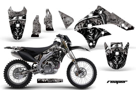 Dirt Bike Graphics Kit Decal Sticker Wrap For Kawasaki KLX450 2008-2012 REAPER SILVER-atv motorcycle utv parts accessories gear helmets jackets gloves pantsAll Terrain Depot
