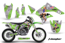 Load image into Gallery viewer, Graphics Kit Decal Sticker Wrap + # Plates For Kawasaki KLX450 2008-2012 TBOMBER GREEN-atv motorcycle utv parts accessories gear helmets jackets gloves pantsAll Terrain Depot