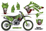 Graphics Kit Dedcal Sticker Wrap + # Plates For Kawasaki KXF450 2012-2015 BONES GREEN