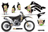 Dirt Bike Decal Graphic Kit Sticker Wrap For Kawasaki KXF450 2012-2015 MANDY GREEN