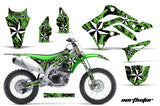 Dirt Bike Decal Graphic Kit Sticker Wrap For Kawasaki KXF450 2012-2015 NORTHSTAR GREEN