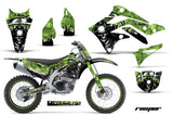 Graphics Kit Dedcal Sticker Wrap + # Plates For Kawasaki KXF450 2012-2015 REAPER GREEN