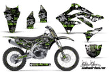 Graphics Kit Dedcal Sticker Wrap + # Plates For Kawasaki KXF450 2012-2015 SSSH GREEN BLACK