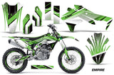 Graphics Kit Decal Sticker Wrap + # Plates For Kawasaki KXF450 2016-2018 EMPIRE GREEN