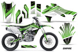 Dirt Bike Decal Graphic Kit Sticker Wrap For Kawasaki KXF450 2016-2018 EMPIRE GREEN