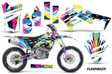 Graphics Kit Decal Sticker Wrap + # Plates For Kawasaki KXF450 2016-2018 FLASHBACK