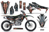 Graphics Kit Decal Sticker Wrap + # Plates For Kawasaki KXF450 2016-2018 WW2 BOMBER