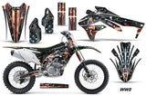 Dirt Bike Decal Graphic Kit Sticker Wrap For Kawasaki KXF450 2016-2018 WW2 BOMBER