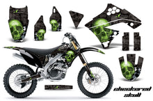 Load image into Gallery viewer, Dirt Bike Graphics Kit Decal Sticker Wrap For Kawasaki KX250F 2009-2012 CHECKERED GREEN BLACK-atv motorcycle utv parts accessories gear helmets jackets gloves pantsAll Terrain Depot