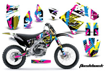 Load image into Gallery viewer, Dirt Bike Graphics Kit Decal Sticker Wrap For Kawasaki KX250F 2009-2012 FLASHBACK-atv motorcycle utv parts accessories gear helmets jackets gloves pantsAll Terrain Depot