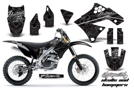 Dirt Bike Graphics Kit Decal Sticker Wrap For Kawasaki KX250F 2009-2012 HISH SILVER-atv motorcycle utv parts accessories gear helmets jackets gloves pantsAll Terrain Depot