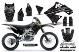 Dirt Bike Graphics Kit Decal Sticker Wrap For Kawasaki KX250F 2009-2012 HISH SILVER