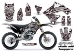 Dirt Bike Graphics Kit Decal Sticker Wrap For Kawasaki KX250F 2009-2012 HISH WHITE