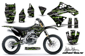 Dirt Bike Graphics Kit Decal Sticker Wrap For Kawasaki KX250F 2009-2012 SSSH GREEN BLACK-atv motorcycle utv parts accessories gear helmets jackets gloves pantsAll Terrain Depot