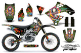 Graphics Kit Decal Sticker Wrap + # Plates For Kawasaki KX250F 2009-2012 EDHP GREEN