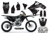 Graphics Kit Decal Sticker Wrap + # Plates For Kawasaki KX250F 2009-2012 HISH SILVER