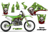 Dirt Bike Decal Graphics Kit Wrap For Kawasaki KX125 KX250 2003-2016 BONES GREEN