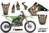Dirt Bike Decal Graphics Kit Wrap For Kawasaki KX125 KX250 2003-2016 EDHP GREEN