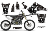 Dirt Bike Decal Graphics Kit Wrap For Kawasaki KX125 KX250 2003-2016 REAPER BLACK
