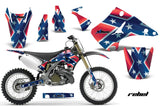 Dirt Bike Decal Graphics Kit Wrap For Kawasaki KX125 KX250 2003-2016 REBEL