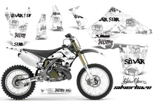 Load image into Gallery viewer, Dirt Bike Decal Graphics Kit Wrap For Kawasaki KX125 KX250 2003-2016 SSSH BLACK WHITE-atv motorcycle utv parts accessories gear helmets jackets gloves pantsAll Terrain Depot