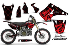 Load image into Gallery viewer, Graphics Kit Decal Sticker Wrap + # Plates For Kawasaki KX125 KX250 2003-2016 RELOADED RED BLACK-atv motorcycle utv parts accessories gear helmets jackets gloves pantsAll Terrain Depot