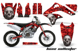 Dirt Bike Decal Graphic Kit Sticker Wrap For Kawasaki KXF450 2006-2008 BONES RED