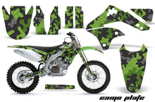 Load image into Gallery viewer, Dirt Bike Decal Graphic Kit Sticker Wrap For Kawasaki KXF450 2006-2008 CAMOPLATE GREEN-atv motorcycle utv parts accessories gear helmets jackets gloves pantsAll Terrain Depot