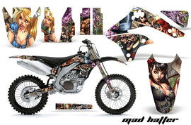 Dirt Bike Decal Graphic Kit Sticker Wrap For Kawasaki KXF450 2006-2008 HATTER FULL COLOR-atv motorcycle utv parts accessories gear helmets jackets gloves pantsAll Terrain Depot