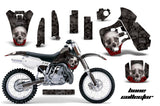 Dirt Bike Graphics Kit Decal Sticker Wrap For Kawasaki KX500 1988-2004 BONES BLACK