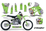 Dirt Bike Graphics Kit Decal Sticker Wrap For Kawasaki KX500 1988-2004 TBOMBER GREEN