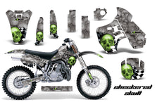 Load image into Gallery viewer, Graphics Kit Decal Sticker Wrap + # Plates For Kawasaki KX500 1988-2004 CHECKERED GREEN-atv motorcycle utv parts accessories gear helmets jackets gloves pantsAll Terrain Depot