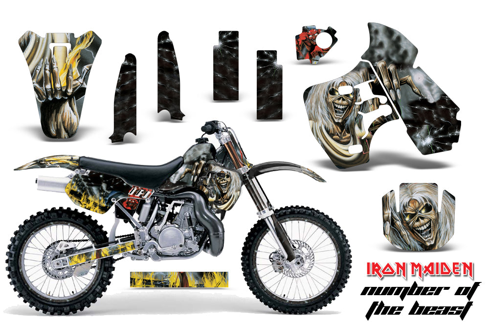 Graphics Kit Decal Sticker Wrap + # Plates For Kawasaki KX500 1988-2004 IM NOTB-atv motorcycle utv parts accessories gear helmets jackets gloves pantsAll Terrain Depot