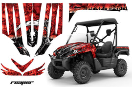 UTV Graphics Kit Decal Sticker Wrap For Kawasaki Teryx 750 2007-2009 REAPER RED-atv motorcycle utv parts accessories gear helmets jackets gloves pantsAll Terrain Depot