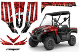 UTV Graphics Kit Decal Sticker Wrap For Kawasaki Teryx 750 2007-2009 REAPER RED