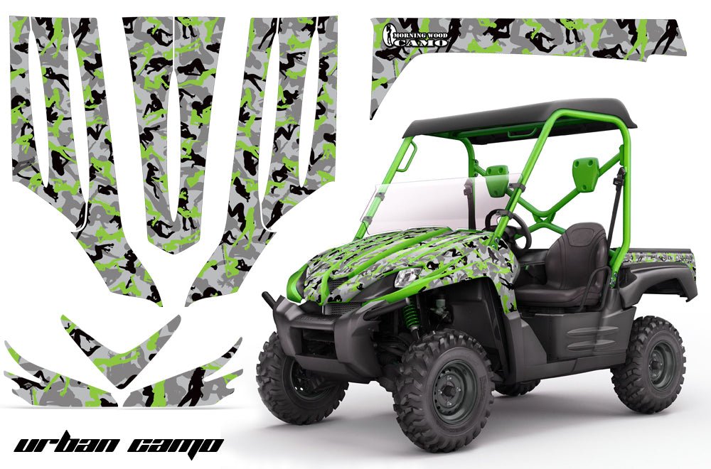 UTV Graphics Kit Decal Sticker Wrap For Kawasaki Teryx 750 2007-2009 URBAN CAMO GREEN-atv motorcycle utv parts accessories gear helmets jackets gloves pantsAll Terrain Depot