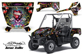 UTV Graphics Kit Decal Sticker Wrap For Kawasaki Teryx 750 2010-2012 EDHLK BLACK