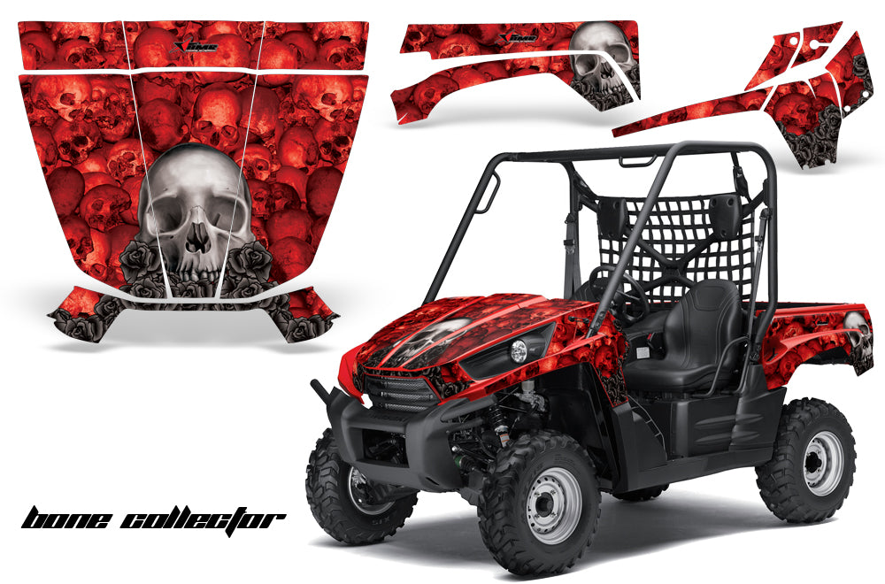 UTV Graphics Kit Decal Sticker Wrap For Kawasaki Teryx 750 2010-2012 BONES RED-atv motorcycle utv parts accessories gear helmets jackets gloves pantsAll Terrain Depot