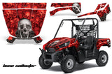 UTV Graphics Kit Decal Sticker Wrap For Kawasaki Teryx 750 2010-2012 BONES RED