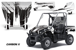 UTV Graphics Kit Decal Sticker Wrap For Kawasaki Teryx 750 2010-2012 CARBONX WHITE-atv motorcycle utv parts accessories gear helmets jackets gloves pantsAll Terrain Depot
