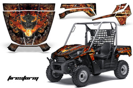 UTV Graphics Kit Decal Sticker Wrap For Kawasaki Teryx 750 2010-2012 FIRESTORM BLACK-atv motorcycle utv parts accessories gear helmets jackets gloves pantsAll Terrain Depot