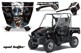 UTV Graphics Kit Decal Sticker Wrap For Kawasaki Teryx 750 2010-2012 HATTER WHITE BLACK-atv motorcycle utv parts accessories gear helmets jackets gloves pantsAll Terrain Depot